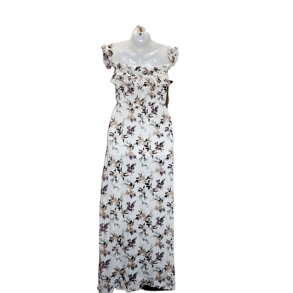 American Eagle ruffled summer maxi dress S - Picture 5 of 12